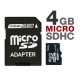 DANEELEC Carte Micro SD CL4 2IN1 4GB (DURACELL)