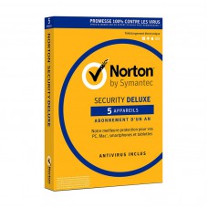 Norton Security Deluxe - 1 An - 5 appareils (SY21367764)