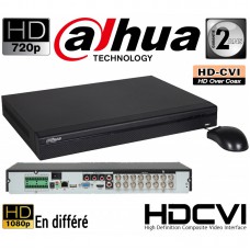 DVR tribride 16 voies 720p/1080p DAHUA HCVR5216A-S2 PRO (analogique, hd-cvi, IP)