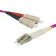 Câble fibre optique multimode OM3 50/125 LC/SC (2 mètres)
