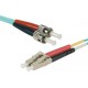 Câble fibre optique multimode OM4 50/125 LC/ST (12 mètres)