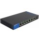 Linksys LGS108P-EU - Linksys Unmanaged Switches PoE 8-port