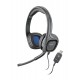  Plantronics Audio 655 USB Multimedia Headset with Noise Canceling Microphone - Compatible with PC and Mac
