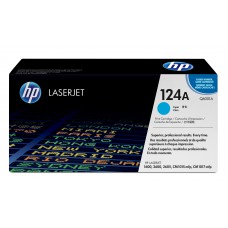 HP Q6001A Toner 124A  LaserJet cyan authentique