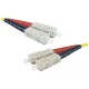 Câble fibre optique monomode OS2 9/125 SC/SC (10 mètres)