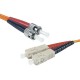Câble fibre optique multimode OM2 50/125 ST/SC (10 mètres)