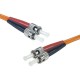 Câble fibre optique multimode OM2 50/125 ST/ST (10 mètres)