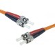 Câble fibre optique multimode 62.5/125 ST/ST (10 mètres)