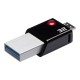 Emtec Clé USB 3.0 (3.1) MobileGo OTG T200 32GB Double Connectique USB/Micro-USB Performance en lecture jusqu'à 130MB/s