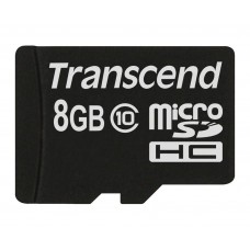 Transcend Carte Mémoire microSDXC 8 Go Classe 10 (Premium)