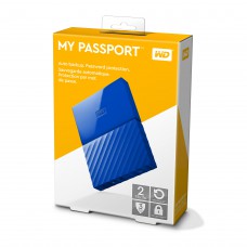 Western Digital WDBYFT0020BBL-WESN 2TB WD Bleu My Passport Portable External Hard Drive USB3.0