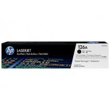 HP 126A 2-pack Black Original LaserJet Toner Cartridges