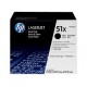 HP LaserJet Q7551X Dual Pack Print Crtg