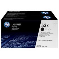 HP 53X 2-pack High Yield Black Original LaserJet Toner Cartridges
