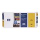 HP 83 Yellow DesignJet UV Printhead and Printhead Cleaner