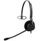 Jabra 2303-820-104 Casque BIZ 2300 QD Mono Monophonique Bandeau Noir Casque audio