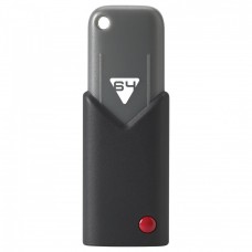 Emtec Click B100 Clé USB 3.0 64Go Gris Foncé