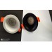 Spot encastrable orientable led en retrait.
