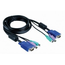 D-Link DKVM-CB3 10ft KVM Cable Male to Male Connector