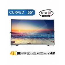 HISENSE 55M7000 55" TV 4K ULED incurvé  - Gris & Noir