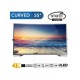 HISENSE 55M7000 55" TV 4K ULED incurvé  - Gris & Noir
