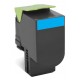 Lexmark 70C80C0 1000pages Cyan cartouche toner et laser