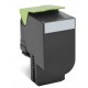 Lexmark 70C80K0 Toner 708K. Cartouche d'impression, couleurs: Noir