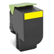 Lexmark 70C80Y0 1000pages Jaune cartouche toner et laser