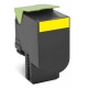 Lexmark 70C80Y0 1000pages Jaune cartouche toner et laser