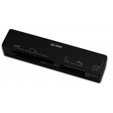 ACME Lecteur des Cartes Universal, USB 2,0, Noir