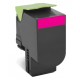 Lexmark 80C80M0 1000pages Magenta cartouche toner et laser