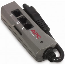APC Limiteur de surtension d'ordinateur portable APC pour lignes CA, téléphonique et réseau, connecteur à 2 broches, 100-240 V, EMEA