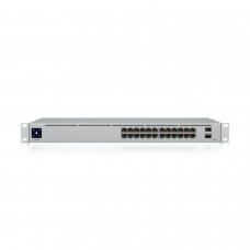 Switch Ubiquiti UniFi USW-24-POE – 24 Ports Gigabit PoE Géré L2/L3 – 1U Argent - 817882028554