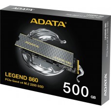 Disque Dur Interne SSD ADATA LEGEND 860 – PCIe Gen4 x4 M.2 2280 – 500 Go (SLEG-860-500GCS)