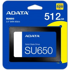 Disque Dur Interne SSD ADATA SU650 – SATA 2,5″ – 512 Go (ASU650SS-512GT-R)