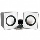 AQPROX  APPSPX1W Mini Haut-Parleur Stéréo USB 2.0