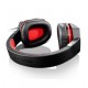 CASQUE AUDIO LENOVO BINAURAL BANDEAU (GXD0J16085) - NOIR, ROUGE