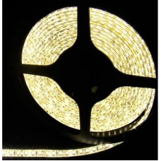 RUBAN LED BLANC CHAUD 60 LED/M est adhésif, flexible et non-waterproof.