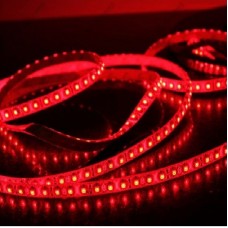 Le ruban LED Rouge 60 LED/m est adhésif, flexible et non-waterproof.
