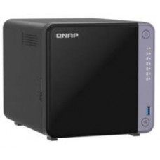  QNAP TS-432X-4G Serveur NAS 4 baies, Processeur AnnapurnaLabs Alpine AL524, 4 cœurs, 2,0 GHz, 4 Go de RAM