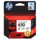 HP CZ102AE Cartouche  650. d'impression, couleurs: Cyan, Magenta, Jaune