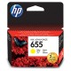 HP CZ112AE Cartouche 655 d'impression, couleurs: Jaune