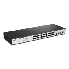 D-link 24-Port Fast Ethernet Unmanaged Rackmount Switch with 2 Gigabit Ports 
