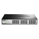 DLINK SWITCH Gigabit 24-Ports 10/100/1000Base-T Unmanaged Green Desktop