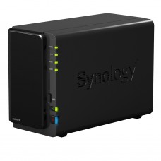 Synology Serveur NAS DiskStation 2 Baies Intel Celeron N3060 Double cœur 1.6 burst up to 2.48 GHz 1 GB DDR3