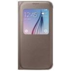 Samsung etui S VIEW pour S6 Gold 