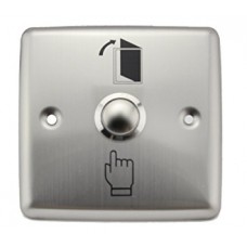 ZKTeco EX801B BOUTTON EXIT METAL ACC-PUSH-PUSH Commutateur en acier inoxydable