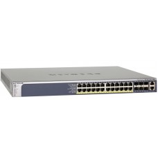 NETGEAR GSM7228PS Switch Prosafe Manageable 24 Ports Gigabit - 4 x SFP - 2 x SFP+ (10Gigabit) - Niveau 2+ - Les 24 Ports sont PoE dont 8 sont PoE Plus