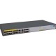 HPE 1420-24G-PoE+ (124W) Switch - Commutateur - non géré - 12 x 10/100/1000 (PoE+) + 12 x 10/100/1000 - Ordinateur de bureau, Montable sur rack - PoE+ (124 W)