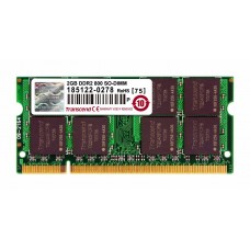 TRANSCEND JM800QSU-2G Mémoire RAM 2 Go DDR2 800 MHz FS800